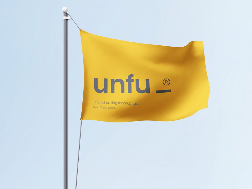 Free-Waving-Flag-Mockup-in-PSD-Format